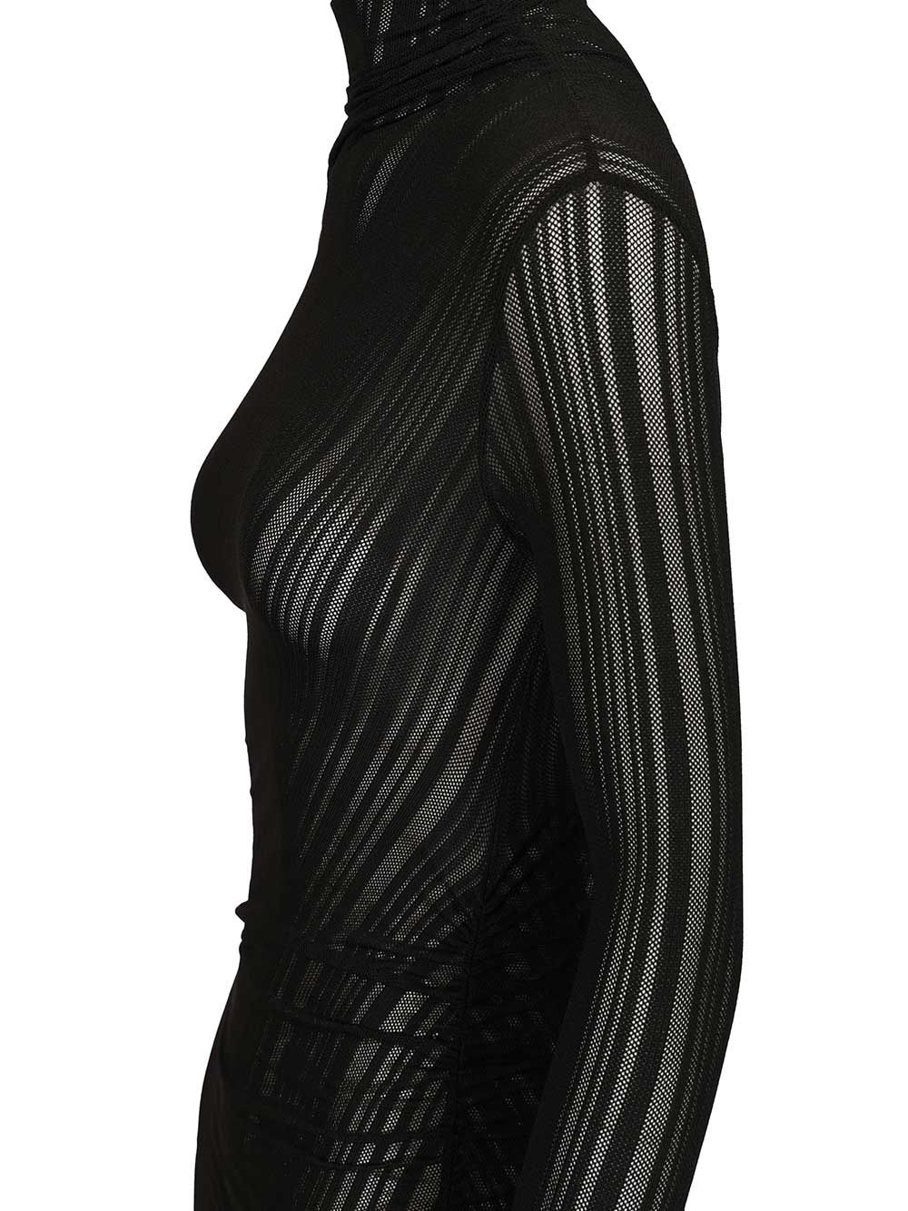 [Amazuin] Long sleeve dress FW25 11OLGUVBVIBRANT  BLACK