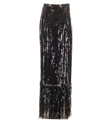 [Taller Marmo] Long skirt SS25 TM_PA2504_133BLACK