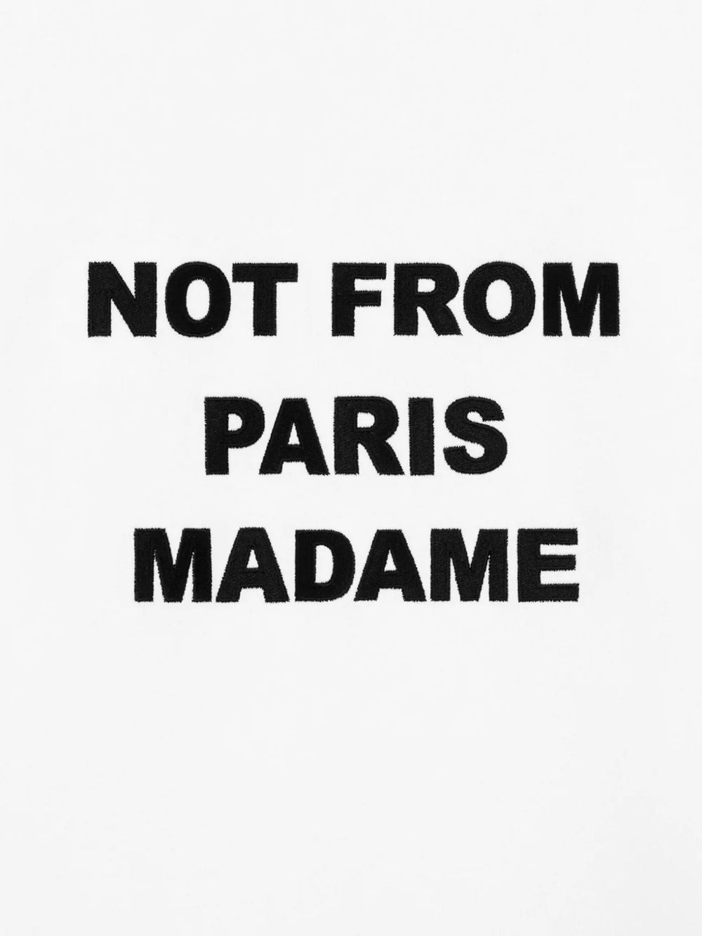 [DROLE DE MONSIEUR] Sweatshirt FW26 PERMSW149CO127WT