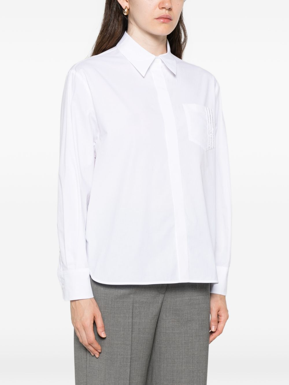 [Peserico] Shirts Long Sleeve FW26 A0689408928001