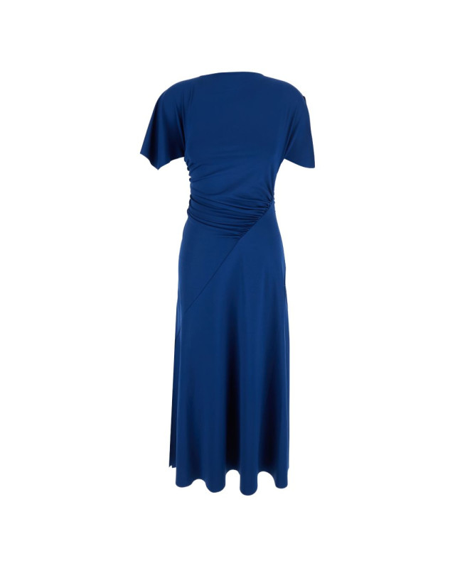 [VICTORIA BECKHAM] Short sleeve dress FW26 1326JDR007350AOCEAN