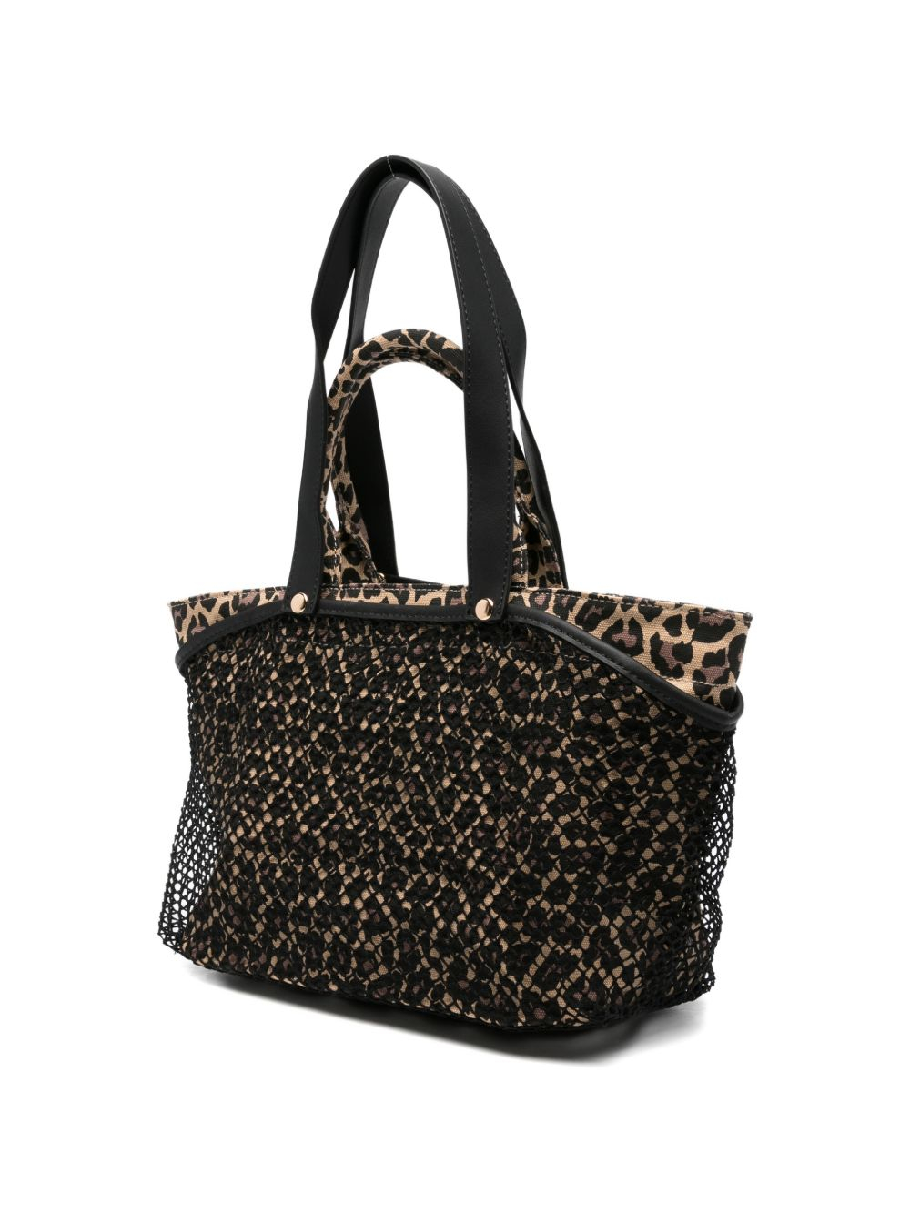 [SECRET PON-PON] Shoulder bag SS26 CITYTOTEMLEOPARD