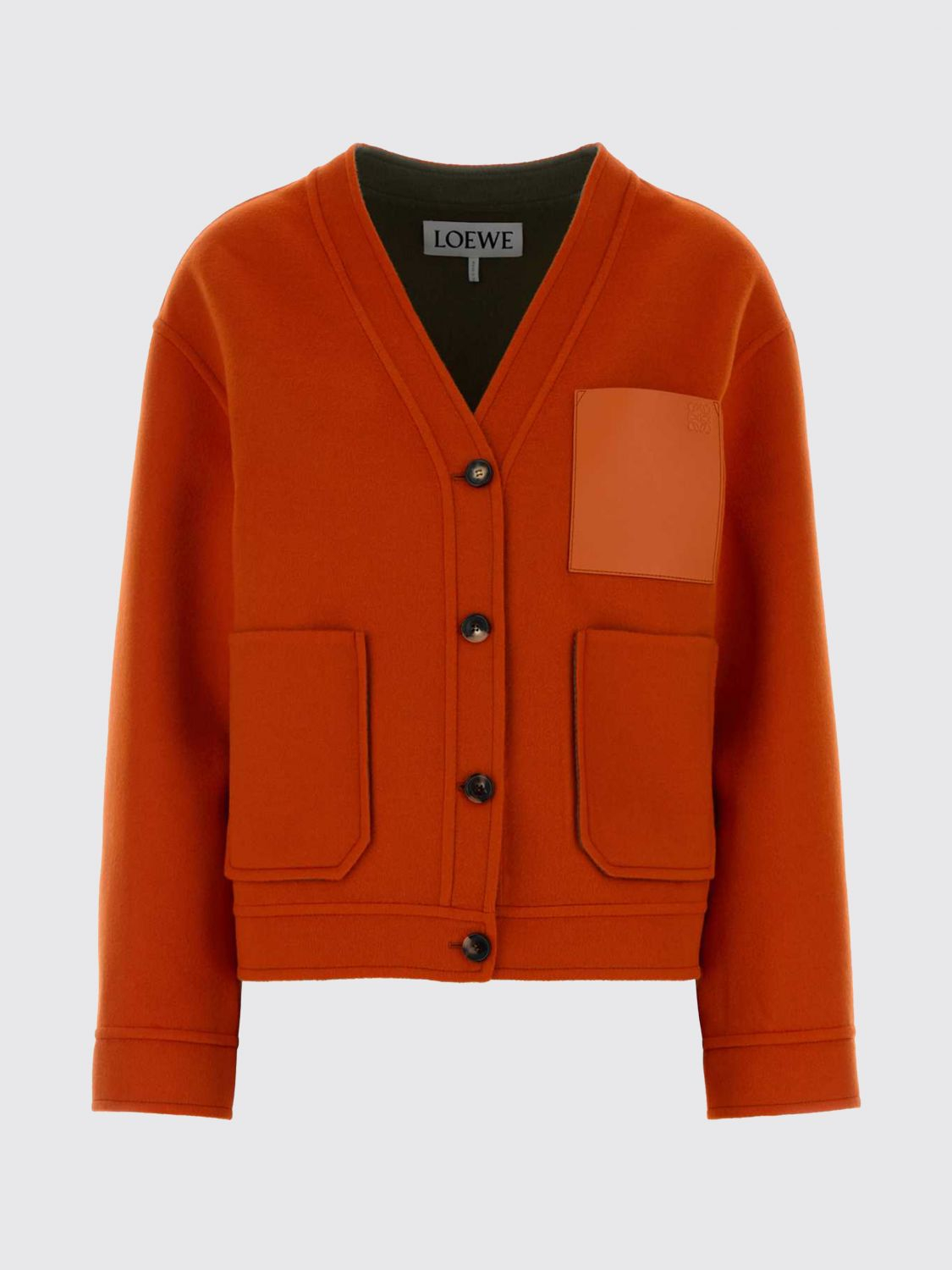 [Loewe] Knitwear SS26 S359Y02XFU KHAKIORANGE