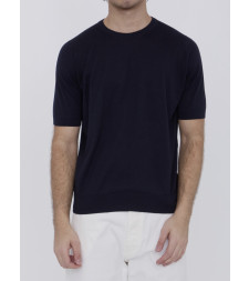 [JOHN SMEDLEY] T-shirts Short Sleeve SS26 KEMPTON__NAVY