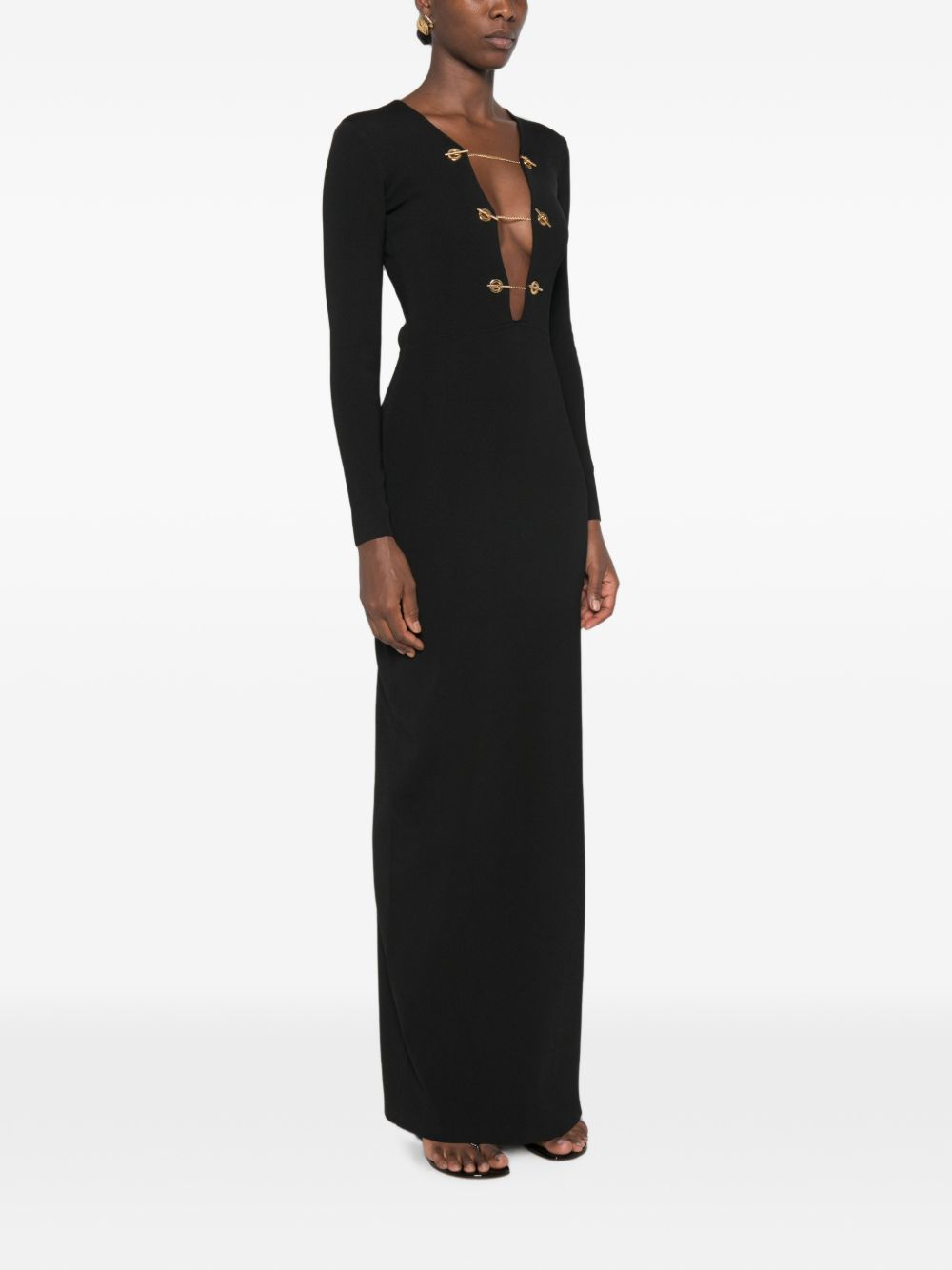 [ELISABETTA FRANCHI] Long sleeve dress FW26 AM18S66E2110
