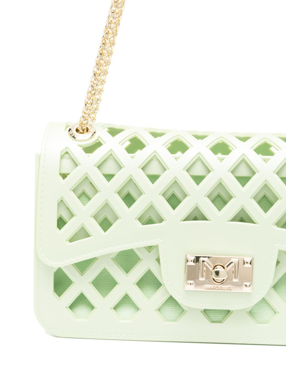 [Marc Ellis] Shoulder bag SS26 FLATBASKETGREENGOLD