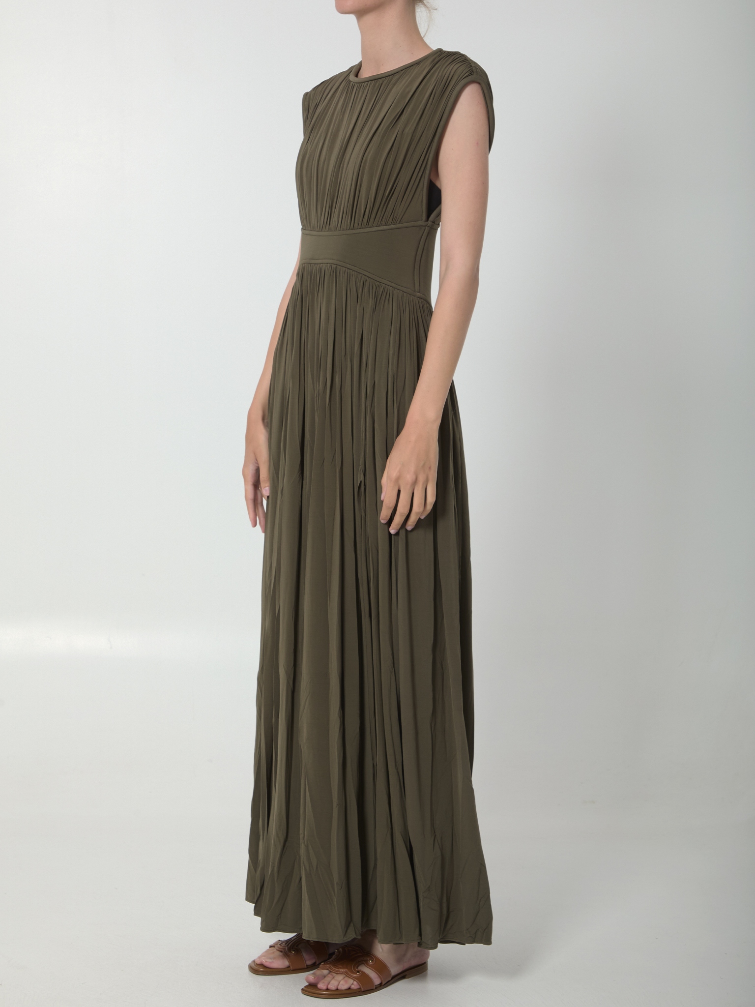 [Zimmermann] Sleeveless dress SS26 5119DS261__OLV