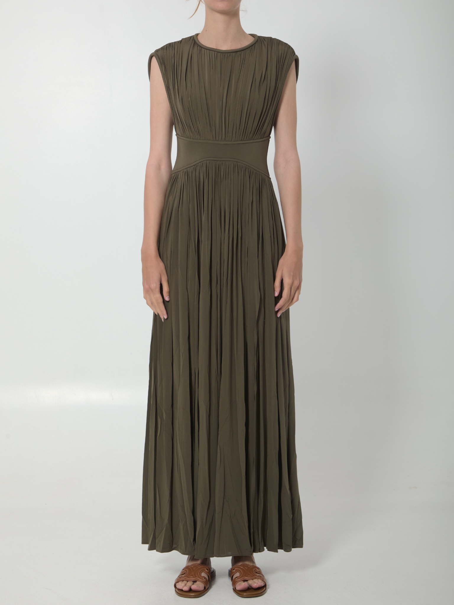 [Zimmermann] Sleeveless dress SS26 5119DS261__OLV