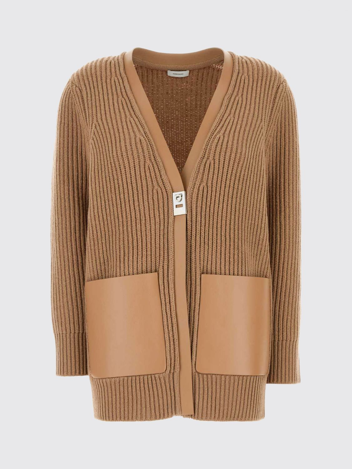 [Ferragamo] Knitwear SS26 13H299 790974 CAMEL