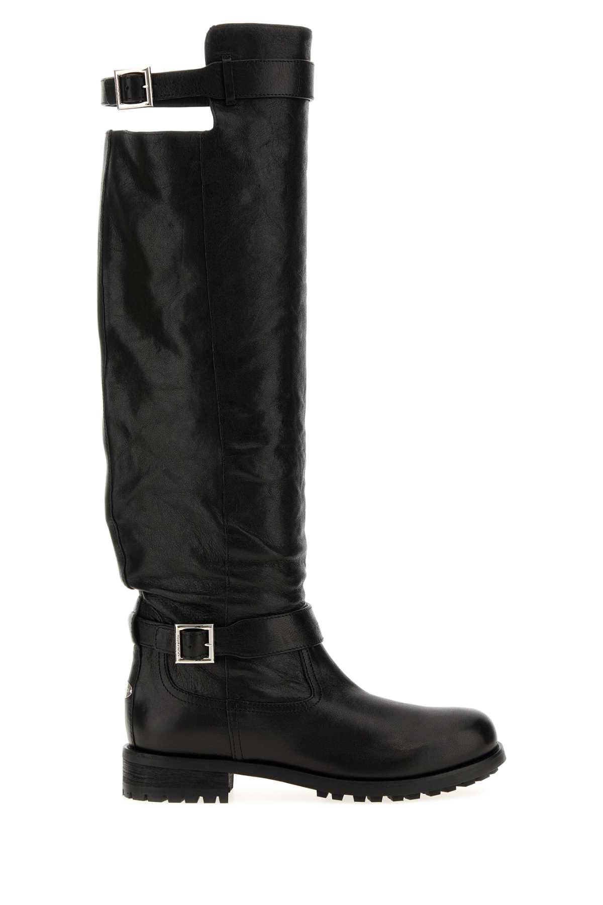 [Jimmy Choo] Boots FW26 BIKERKBERZ BLACK