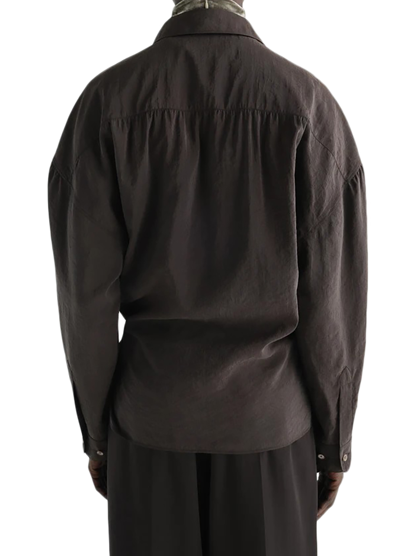 [LEMAIRE] Shirts Long Sleeve FW26 SH1141LF1308BR532 LICORICE