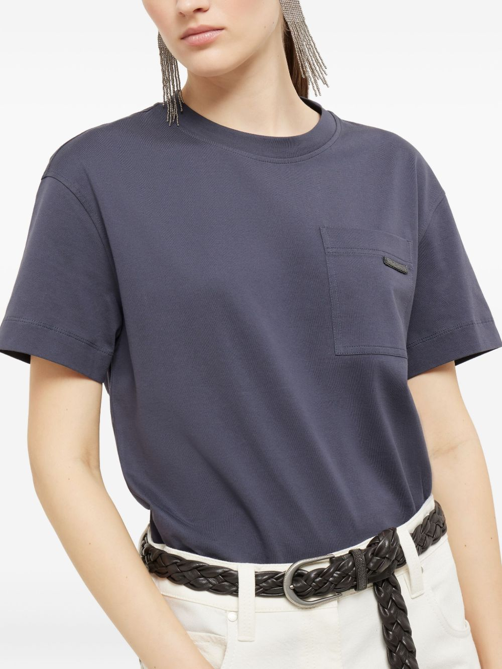 [Brunello Cucinelli] T-shirts Short Sleeve FW26 M0T81EC710C7186