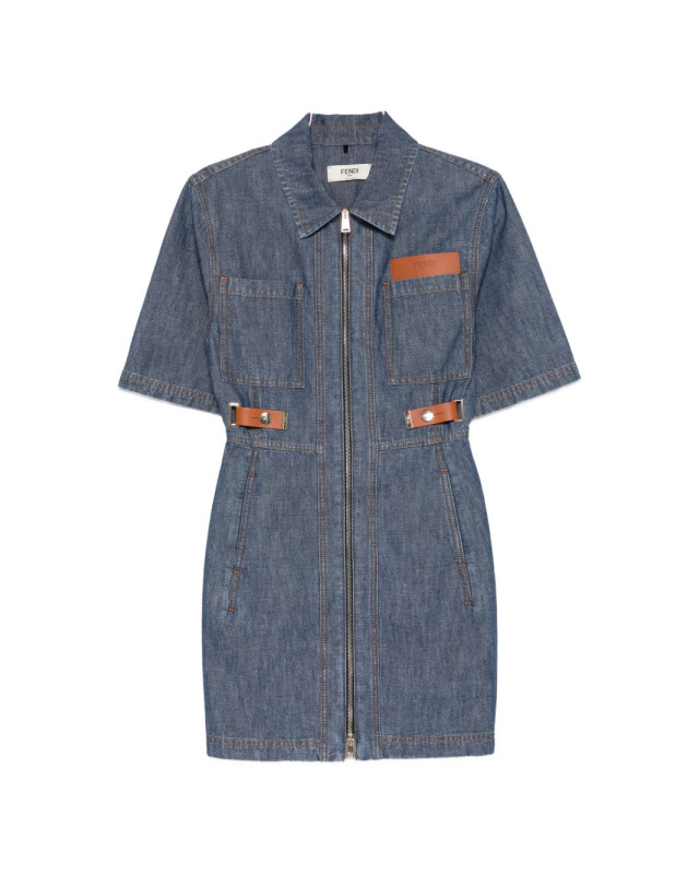 [Fendi] Short sleeve dress FW26 FLD576AW8HF0QB0