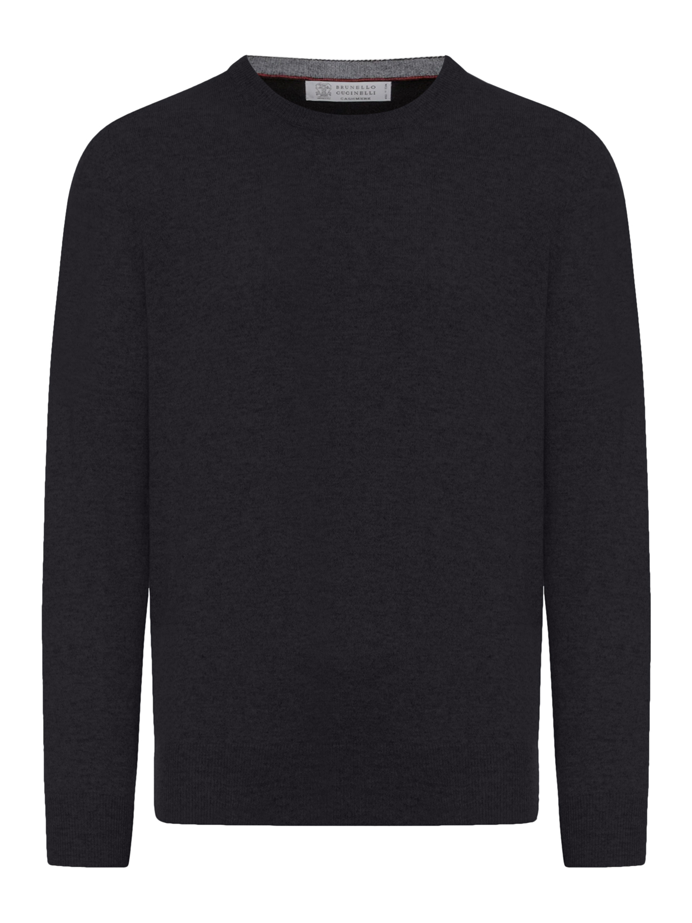 [Brunello Cucinelli] Knitwear FW26 M2200100CH101 BLACK MEDIUM GREY