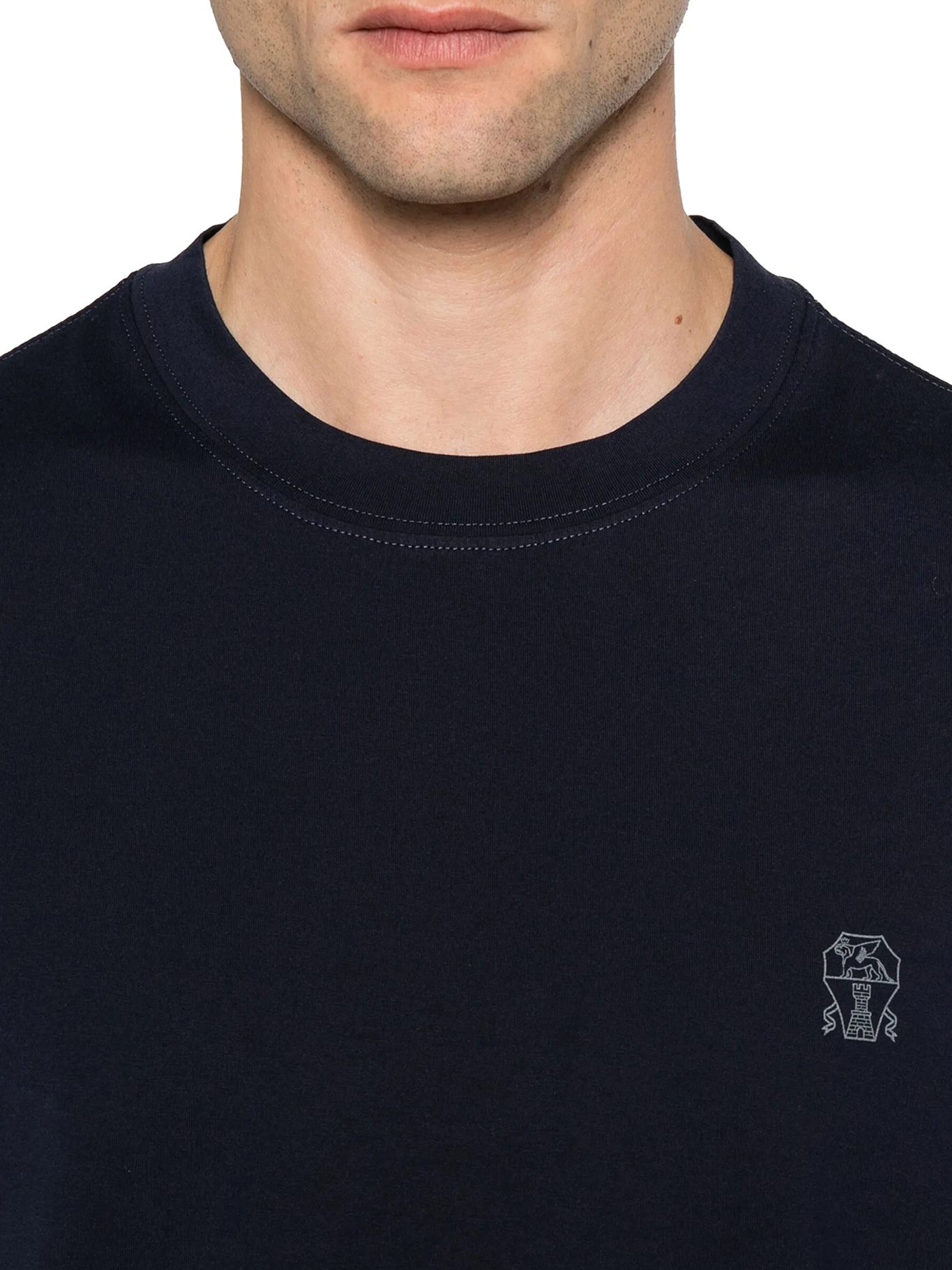 [Brunello Cucinelli] T-shirts Short Sleeve FW26 M0B138440CD325 COBALTO MEDIUM GREY