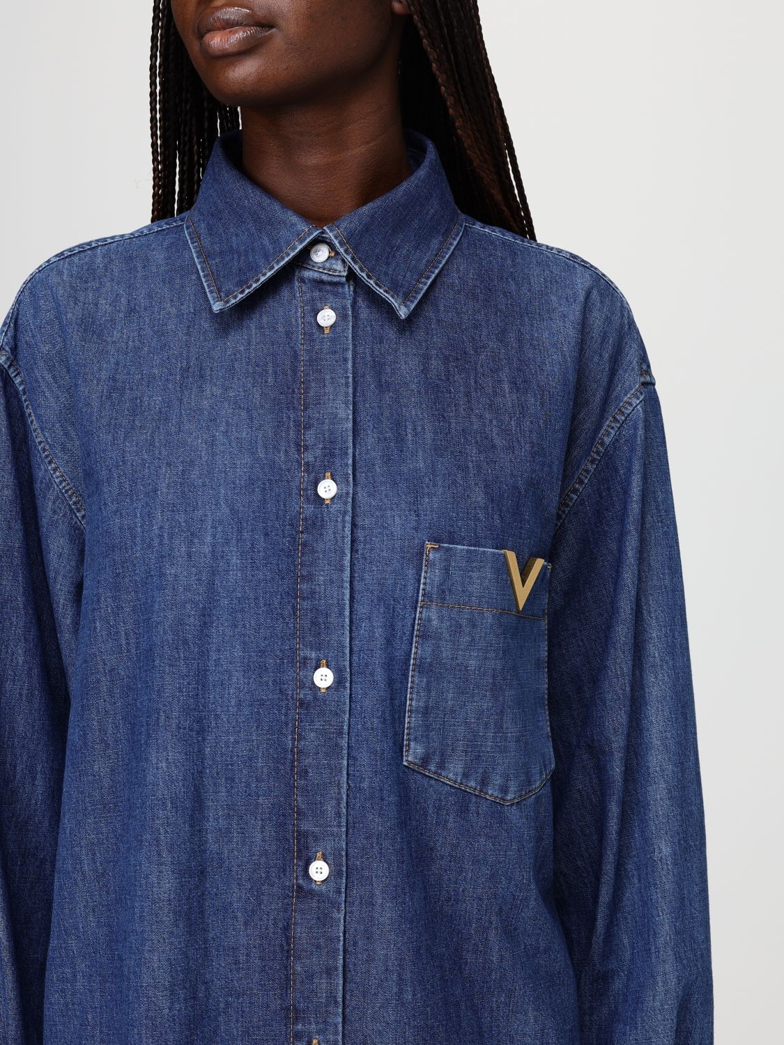 [Valentino] Shirts Long Sleeve SS26 8B3DB03K9YA 558