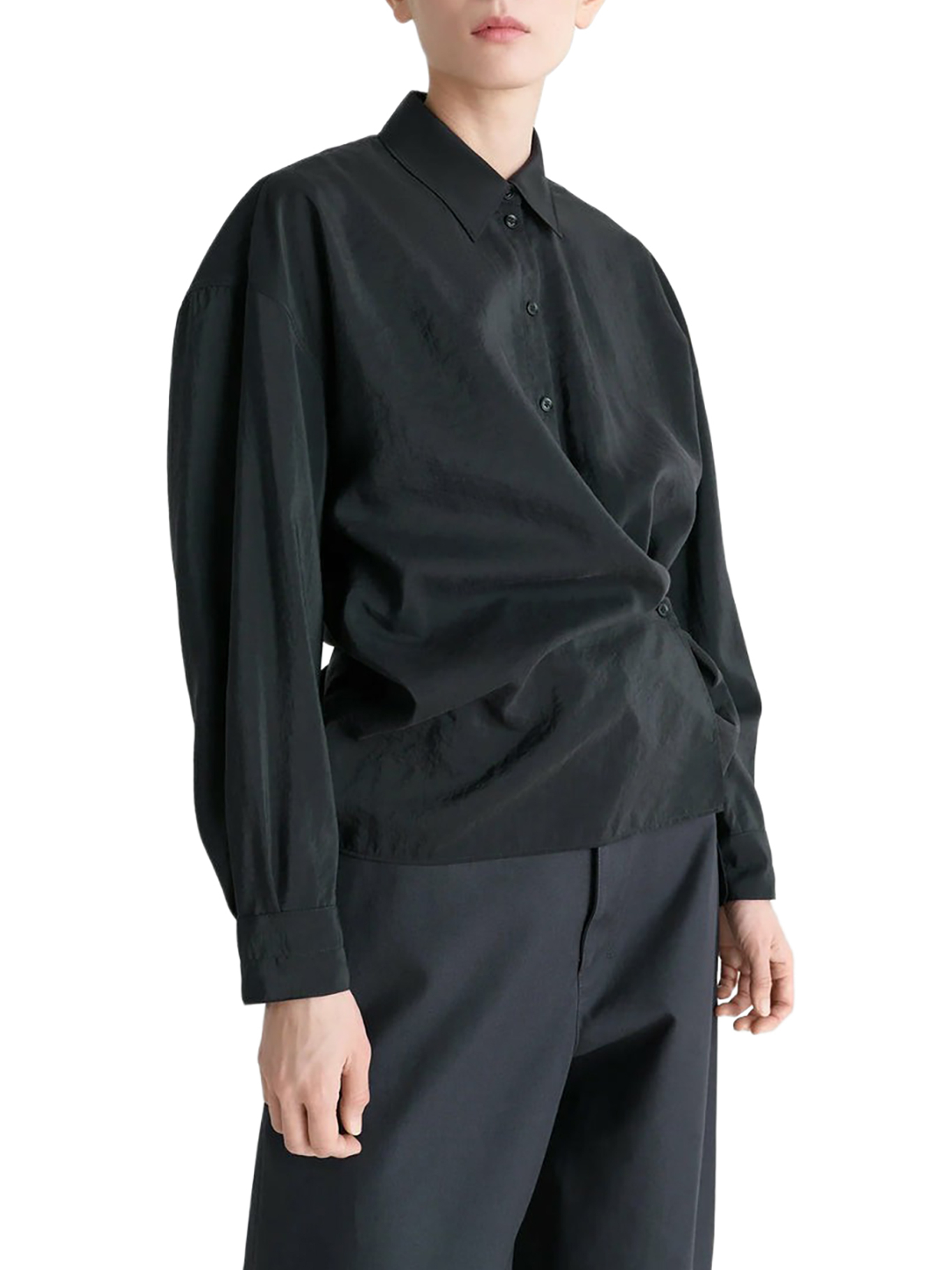 [LEMAIRE] Shirts Long Sleeve FW26 SH1141LF1308BK999 BLACK