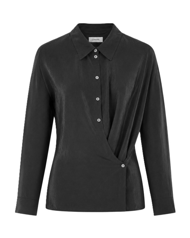 [LEMAIRE] Shirts Long Sleeve FW26 SH1141LF1308BK999 BLACK