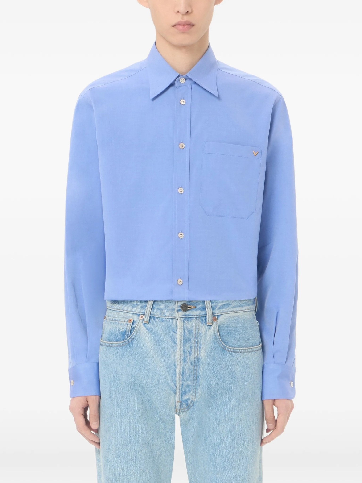 [Valentino Garavani] Shirts Long Sleeve FW26 9V3ABB84BH20DX