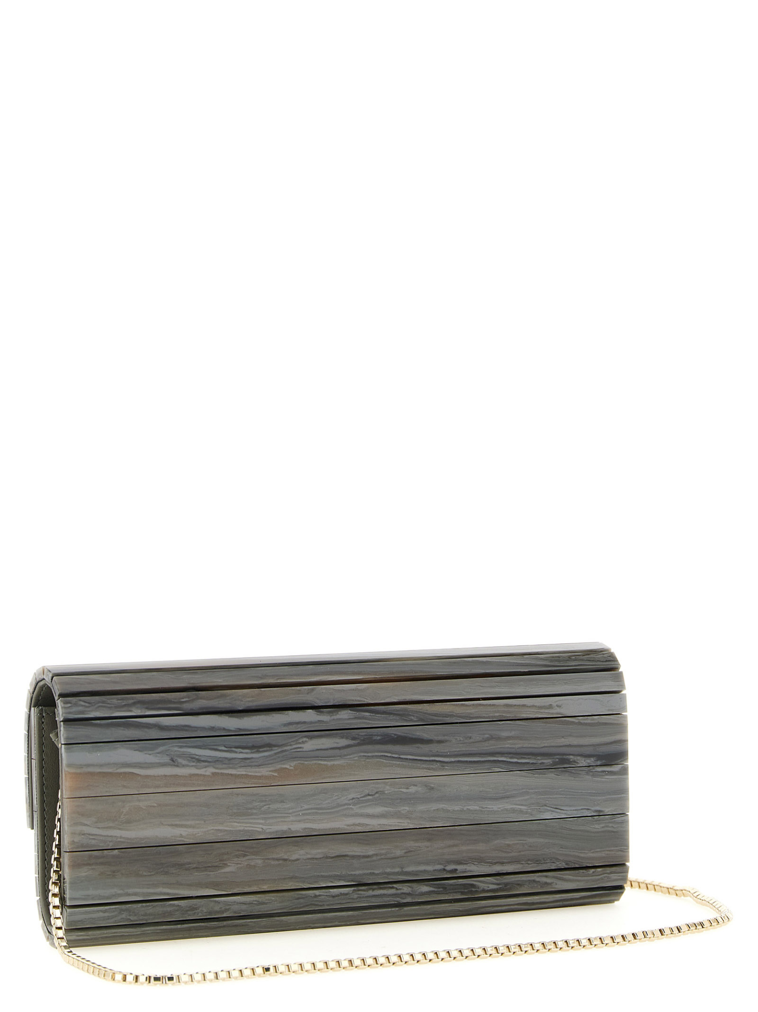 [Jimmy Choo] Clutch bag FW26 SWEETIETIEGREYMIX