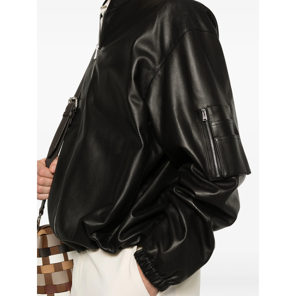 [Fendi] Leather Jacket SS26 AVZZ FPJ156 F0GME
