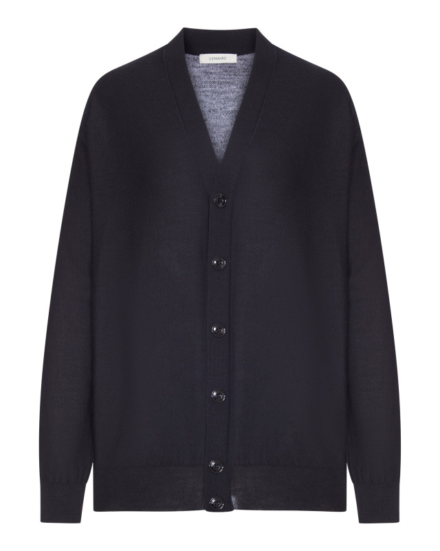 [LEMAIRE] Cardigan FW26 PO0052LK1063BK999 BLACK