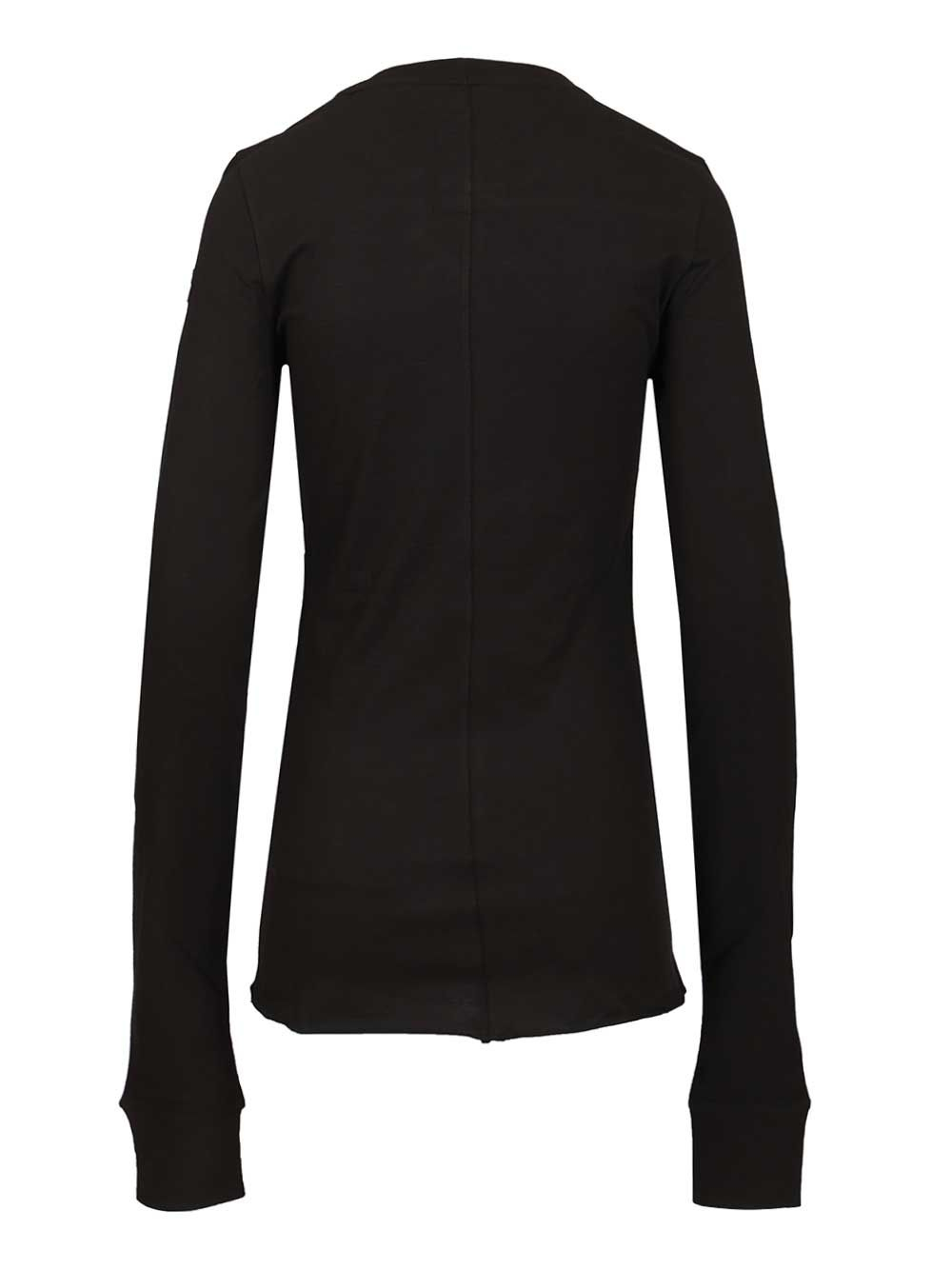 [Moncler X Rick Owens] T-shirts Long Sleeve SS26 MU01F8D0189AHD999