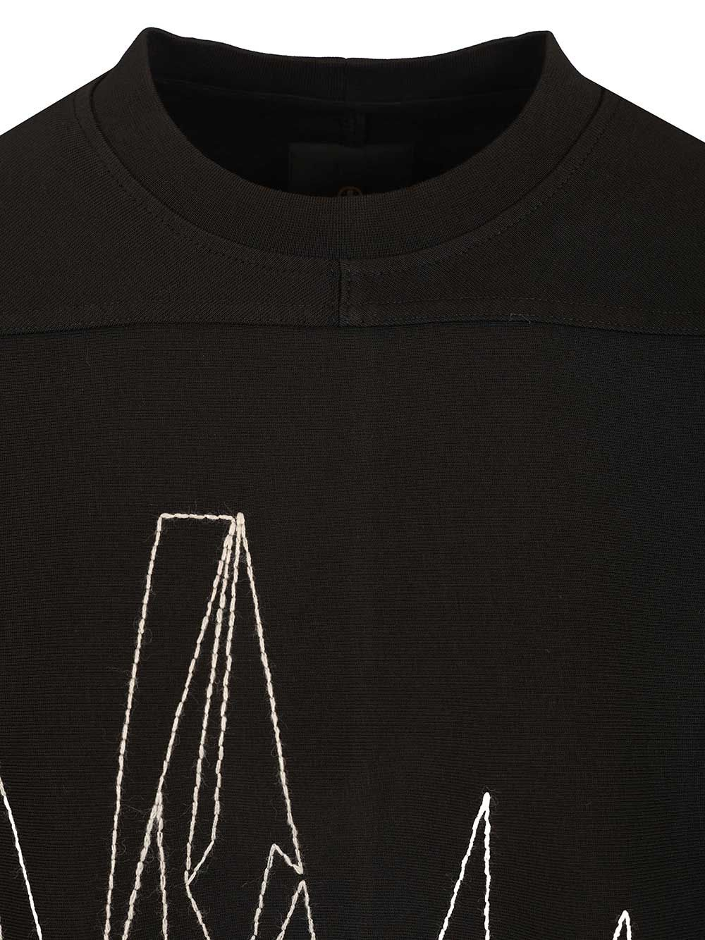 [Moncler X Rick Owens] T-shirts Short Sleeve SS26 MU01F8C0489B7R999