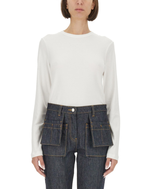 [HELMUT LANG] T-shirts Long Sleeve FW24 O06HW507_100
