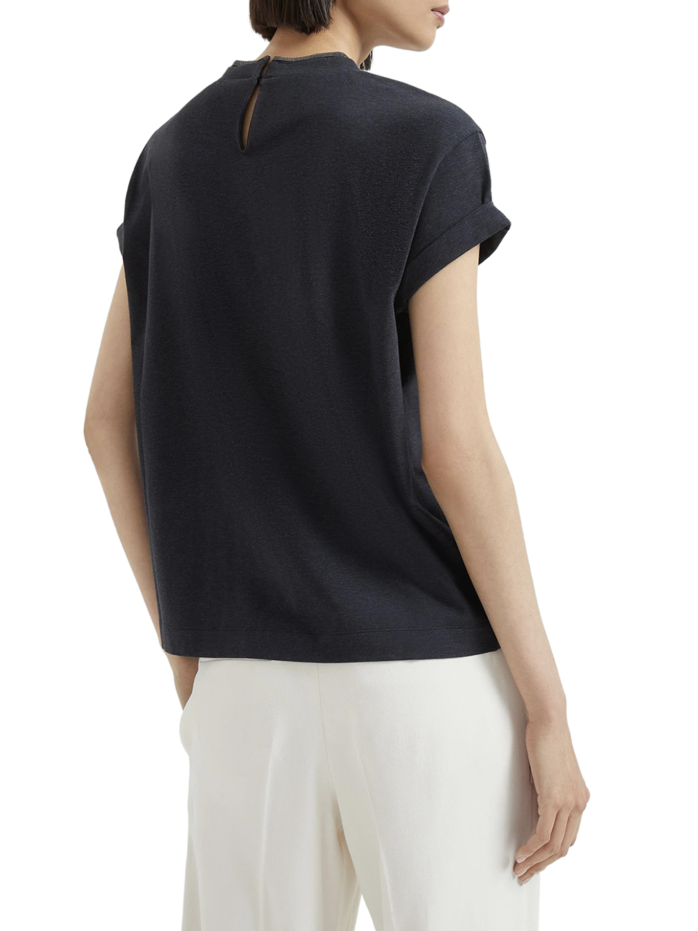 [Brunello Cucinelli] T-shirts Short Sleeve FW26 M0T18BD200C055 ANTHRACITE