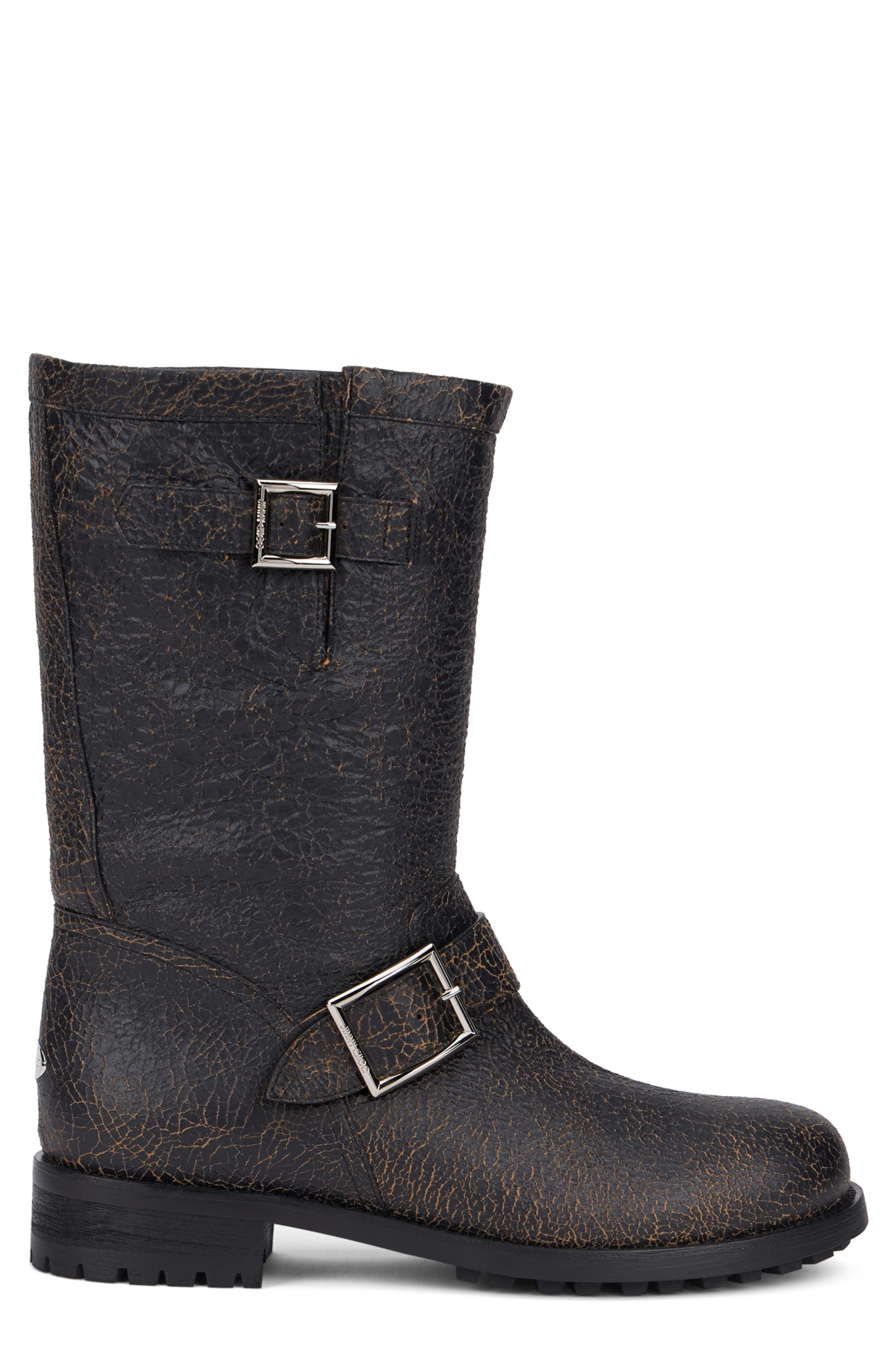 [Jimmy Choo] Ankle Boots FW26 BIKERMIDCTH_BLACKTOFFEE