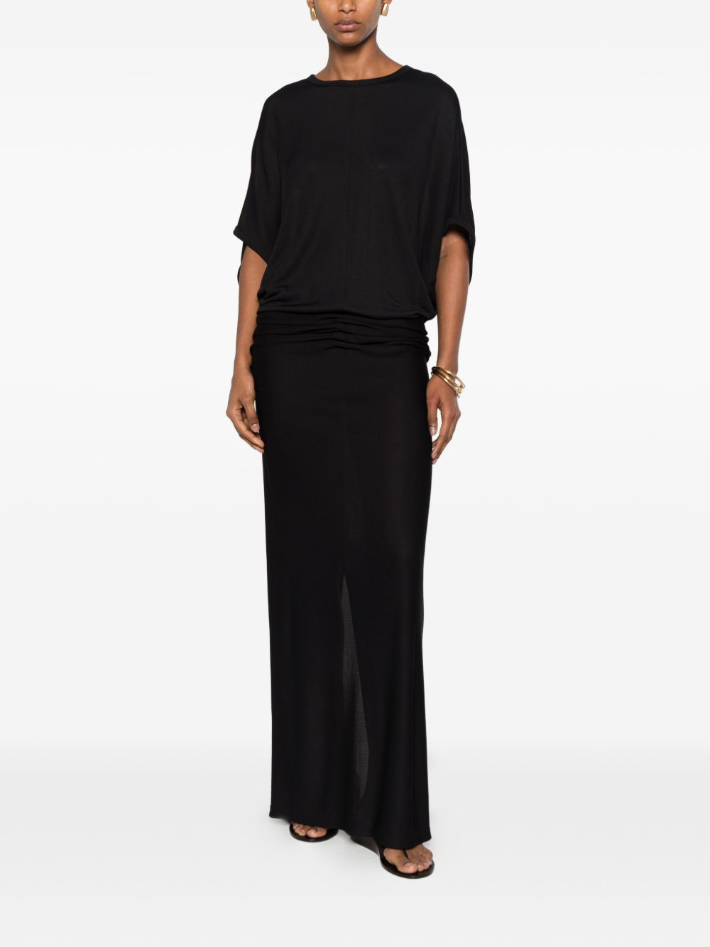 [THE ROW] Long sleeve dress SS26 10973K486BLK