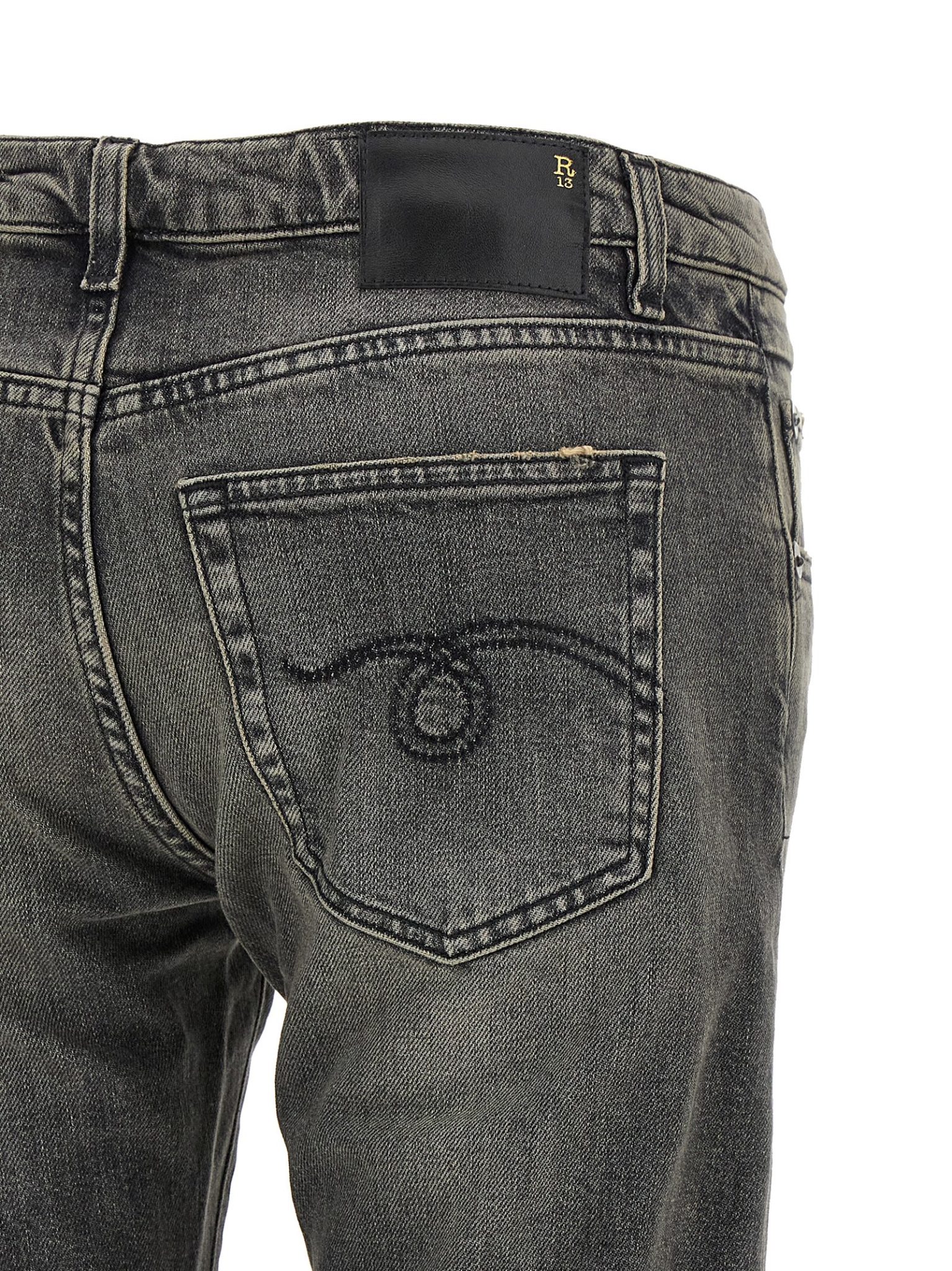 [R13] Jeans FW26 R13WD091D571ALEYTONBLACKSTRETCH