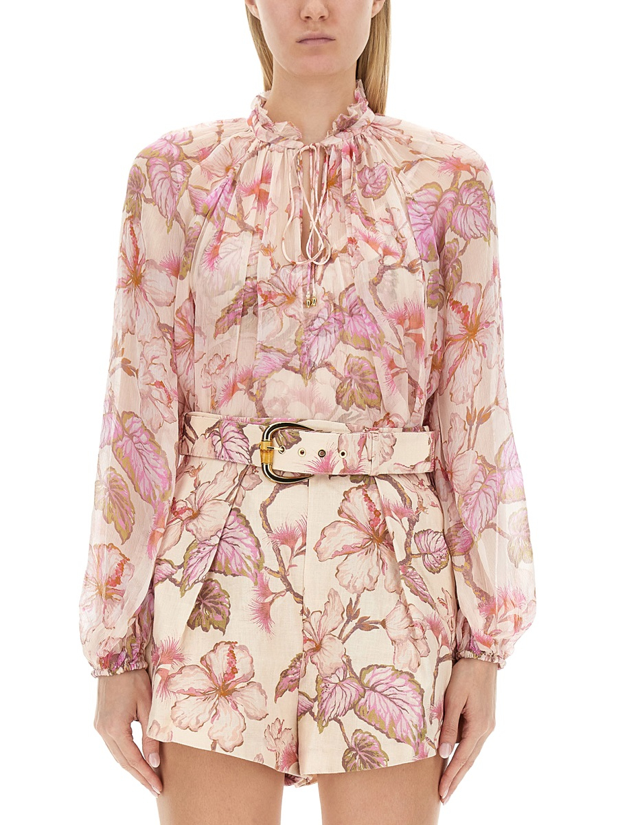 [Zimmermann] Shirts Long Sleeve SS24 3825TMAT_CORHI