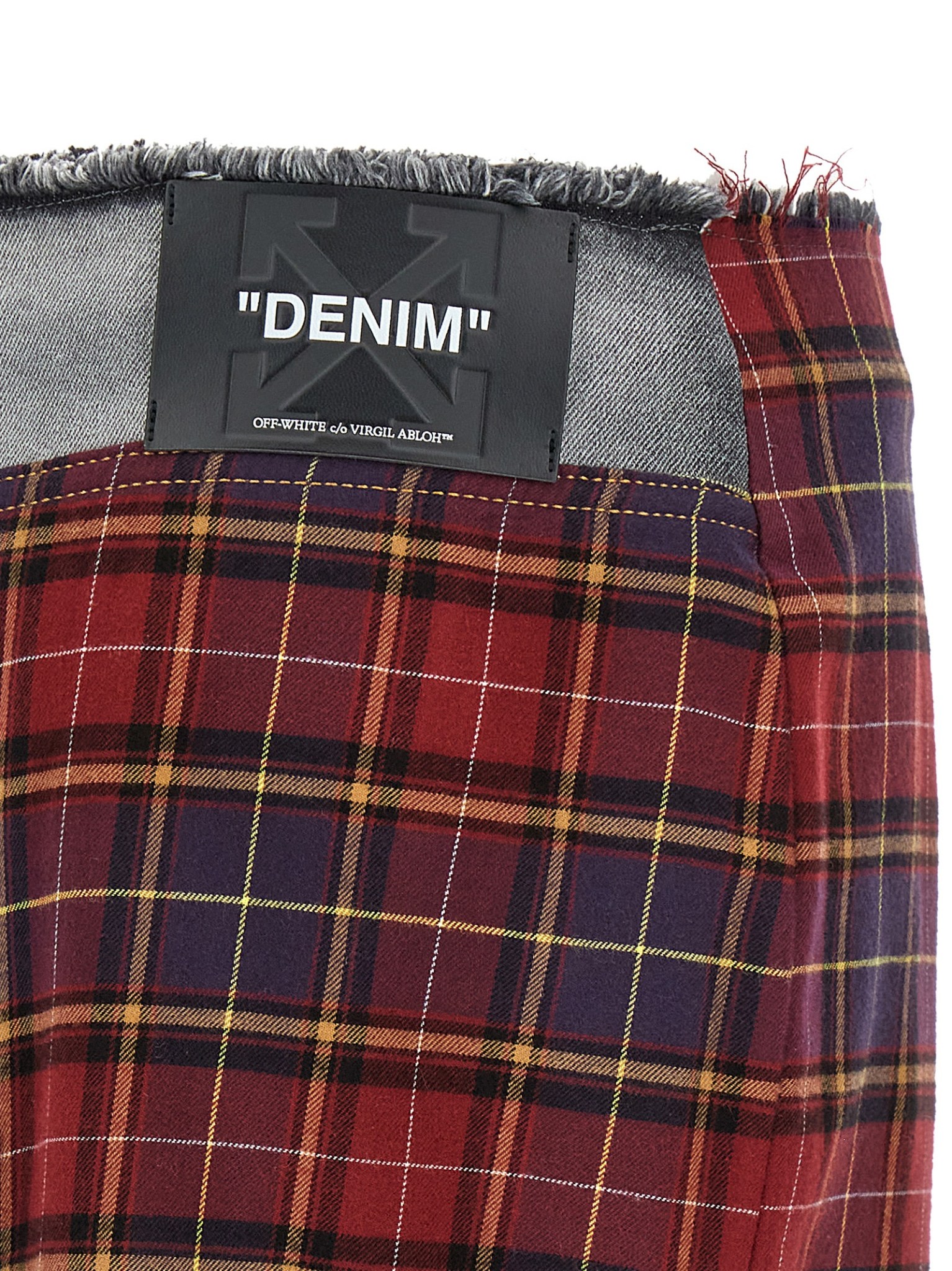 [Off-White] Midi skirt FW25 OWYF02FF25DEN00112601260