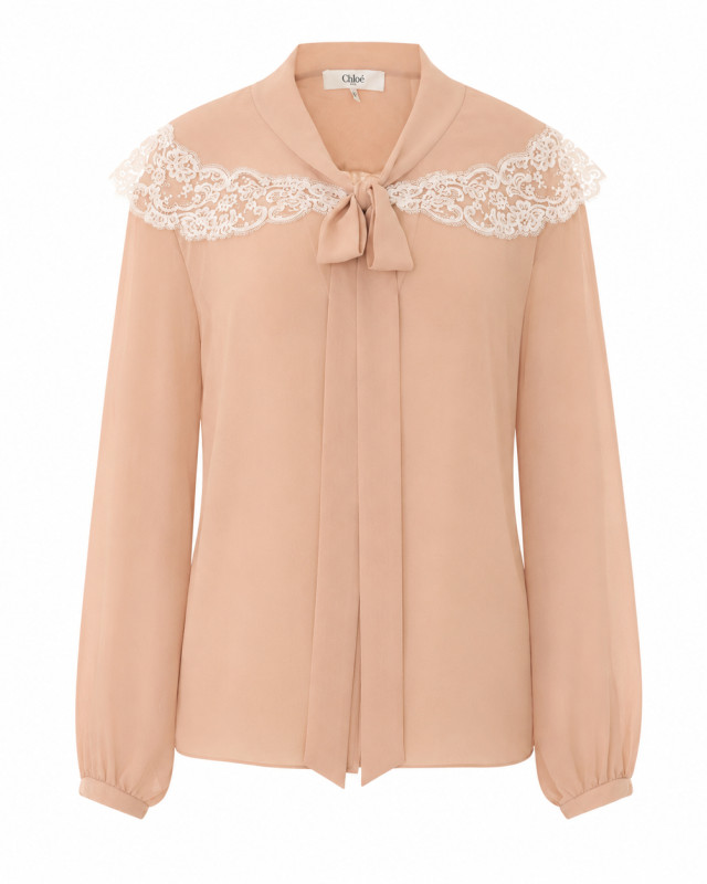 [Chloe] Shirts Long Sleeve FW26 CH26AHT380026H7