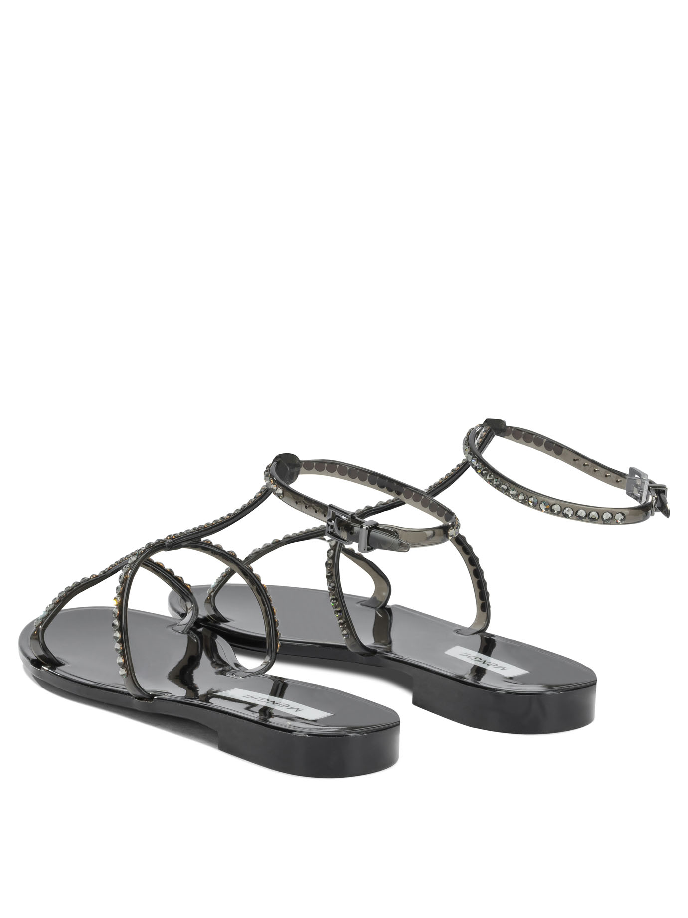 [Menghi] Sandals SS26 1000/SWBLACK GEL