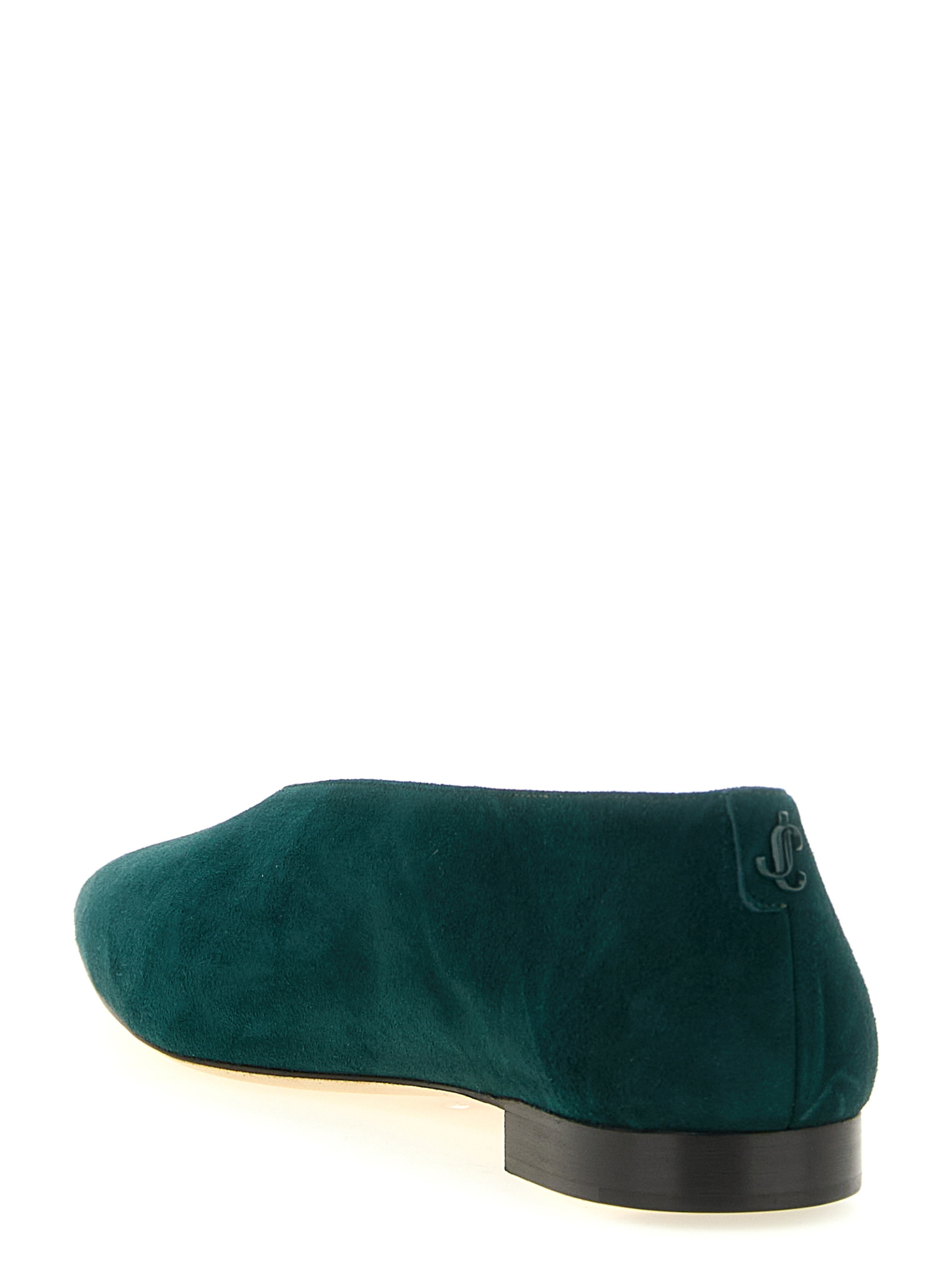[Jimmy Choo] Flat shoes FW26 MARGOTFLATSUEDARKGREEN