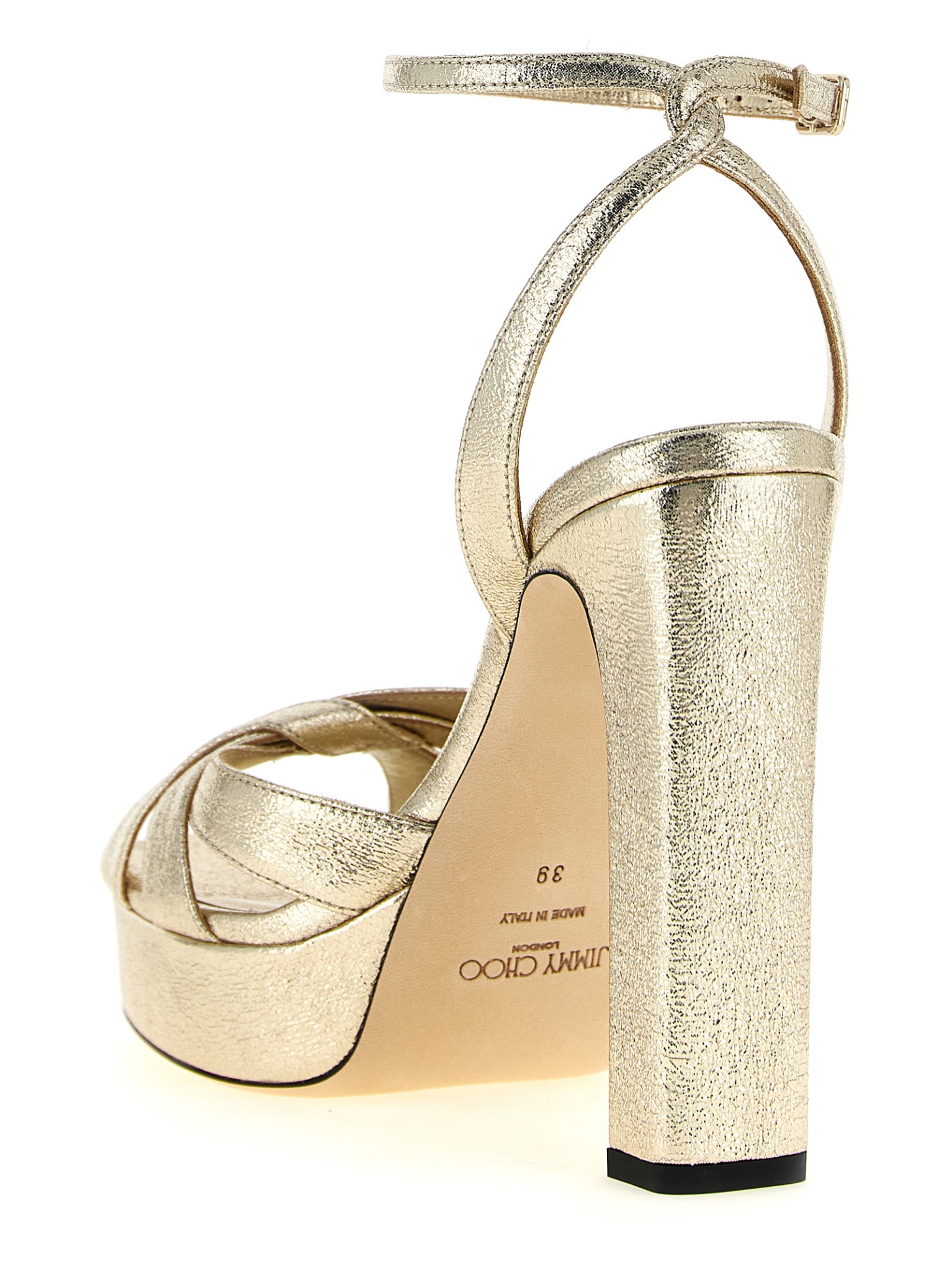 [Jimmy Choo] Sandals FW26 KOVE120DXBPLATINUM