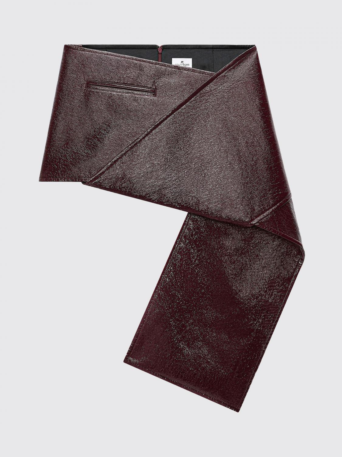 [Courreges] Mini skirt FW25 425CJU319VY0014 4010