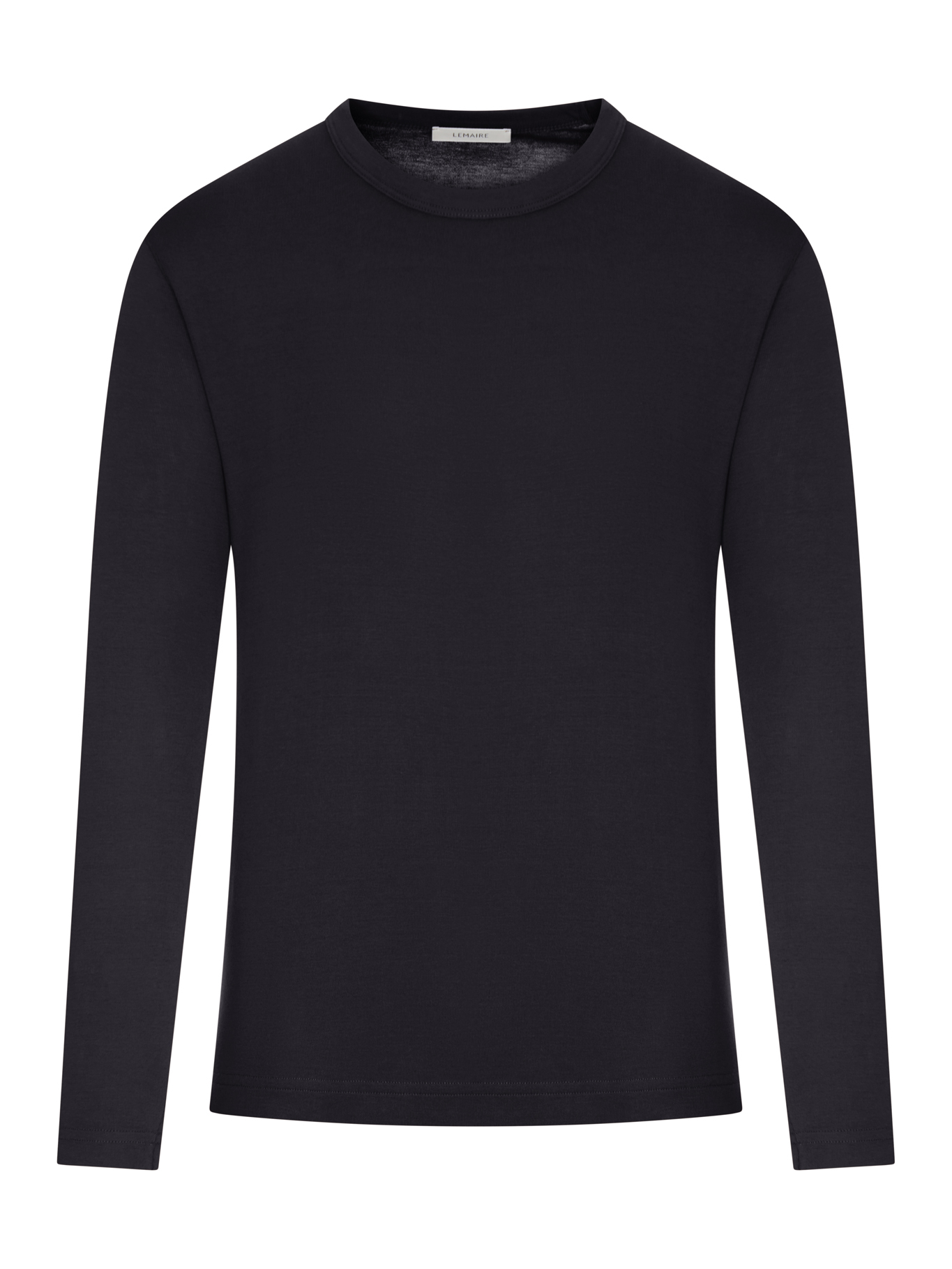 [LEMAIRE] T-shirts Long Sleeve FW26 TS0003LJ1016BK999 BLACK
