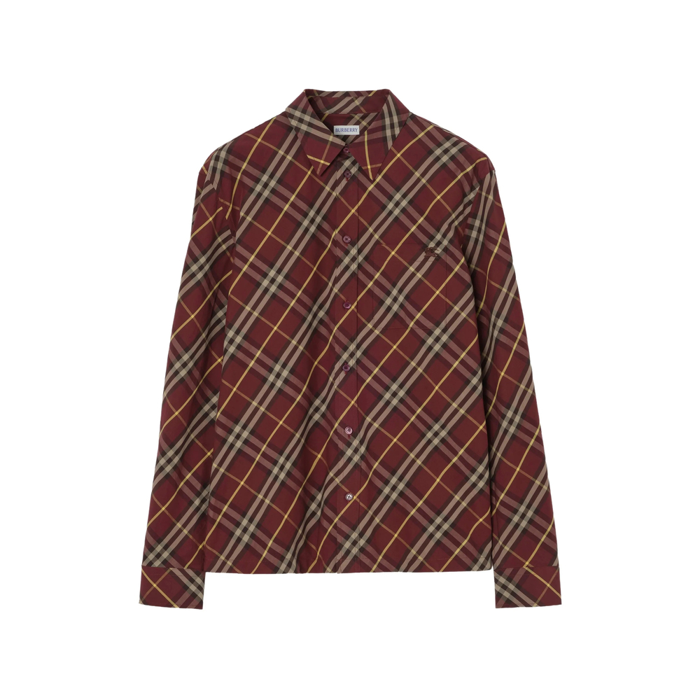 [Burberry] Shirts Long Sleeve FW26 8127747 DONALD CHK C5684