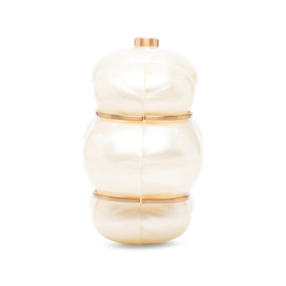 [Cult Gaia] Clutch bag FW26 HDBCL37212AC18 BOLLA IVORY