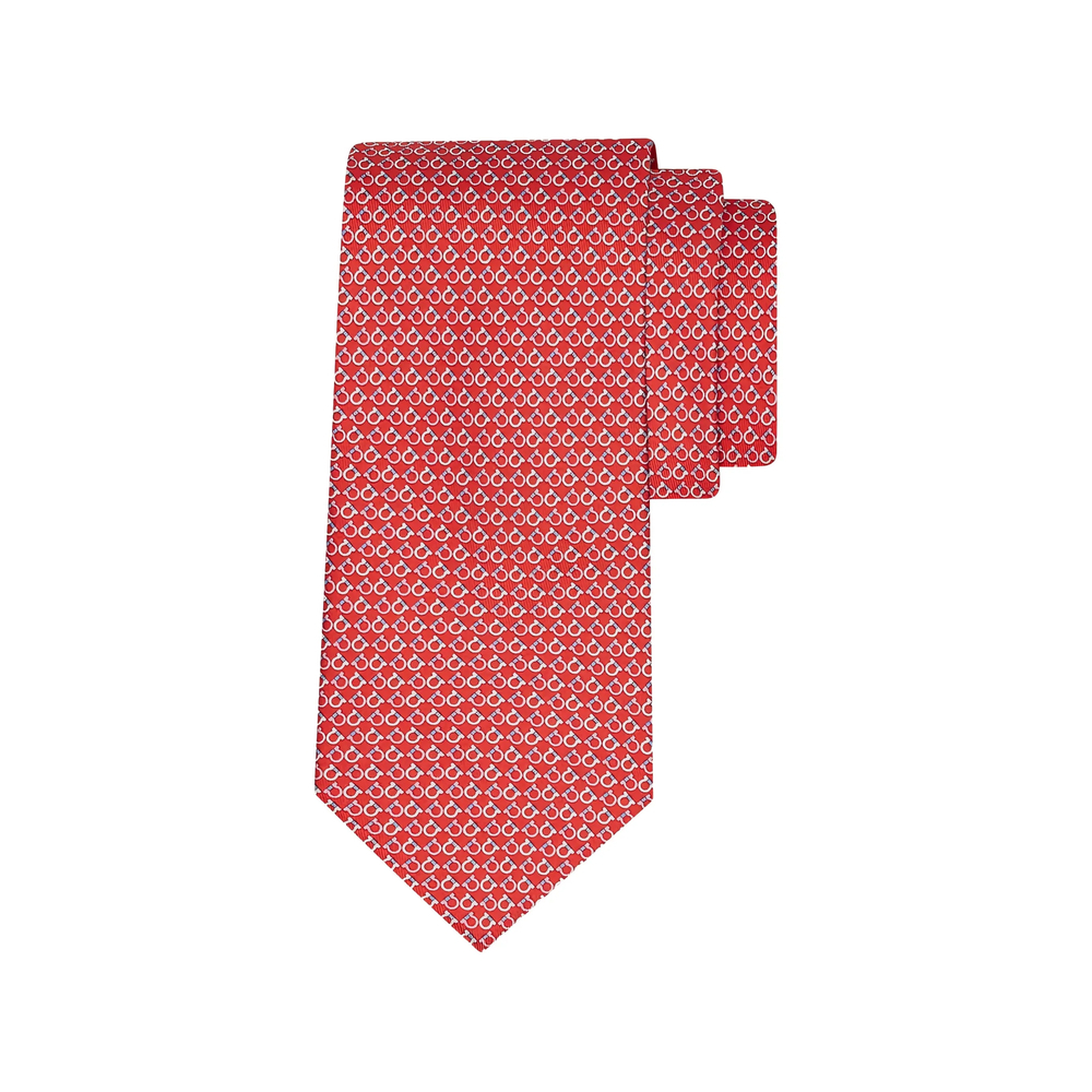 [Ferragamo] Tie FW26 351455 0794731 ROSSO