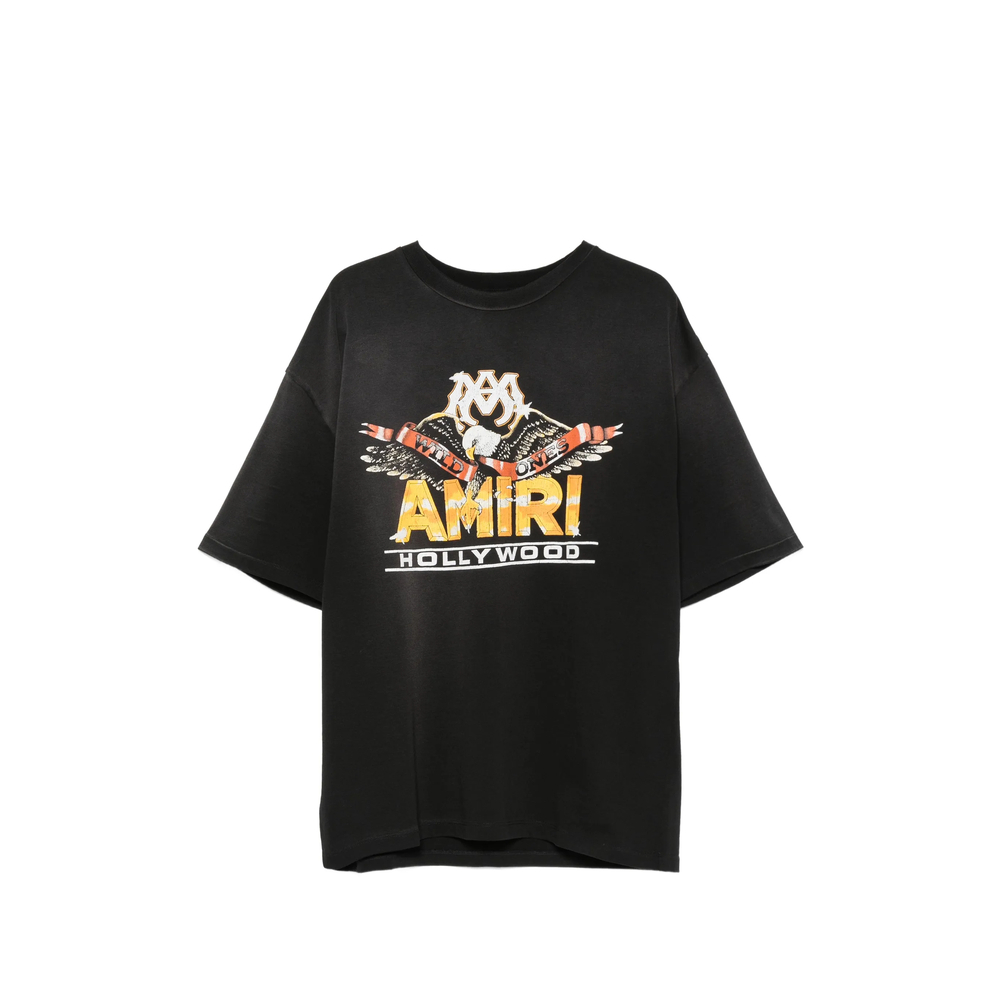 [Amiri] T-shirts Short Sleeve FW26 AMTOJR1200  BLACK