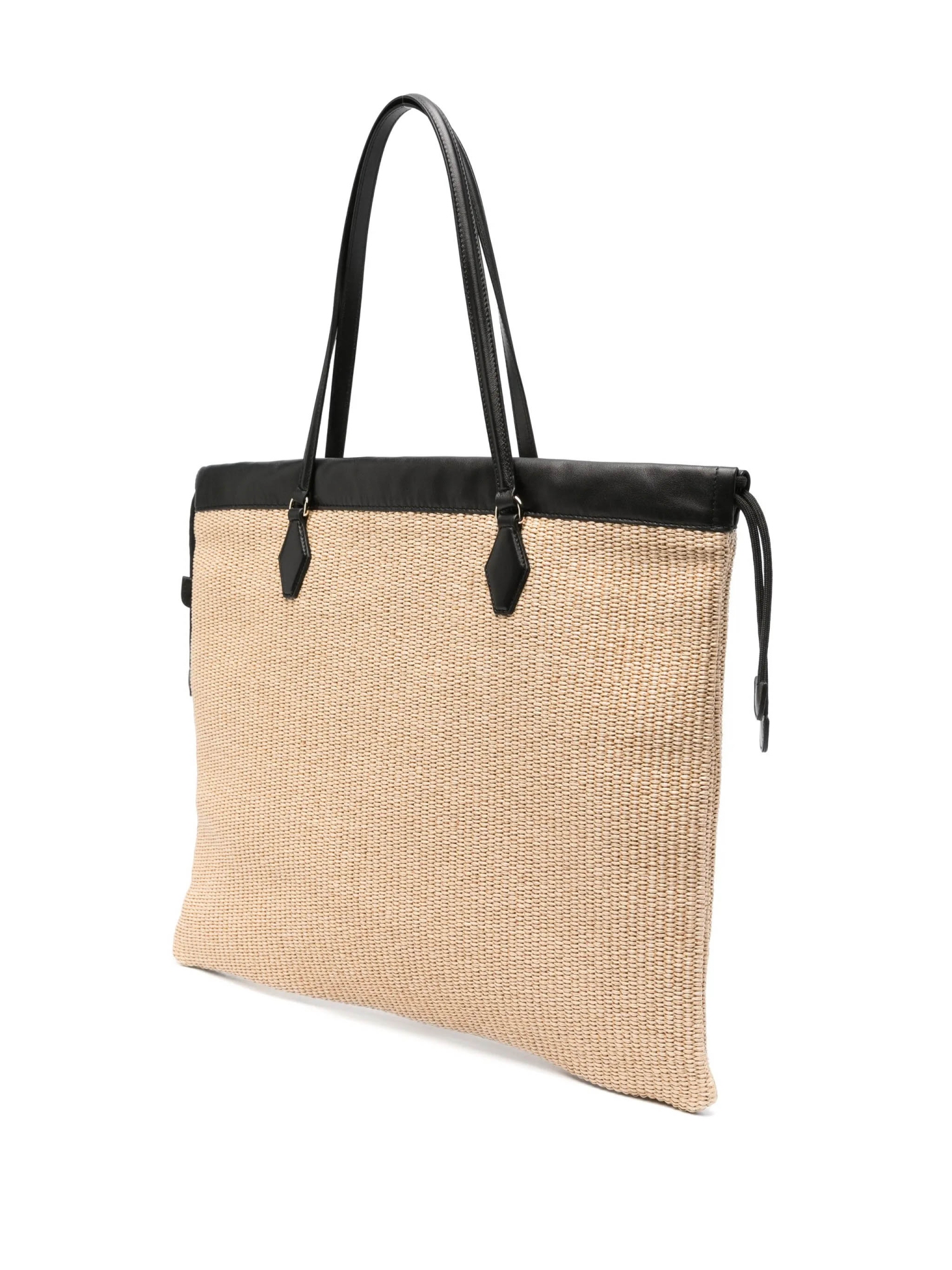 [Jimmy Choo] Tote bag FW26 DRAWSTRINGTOTELQAVNATURALBLACK