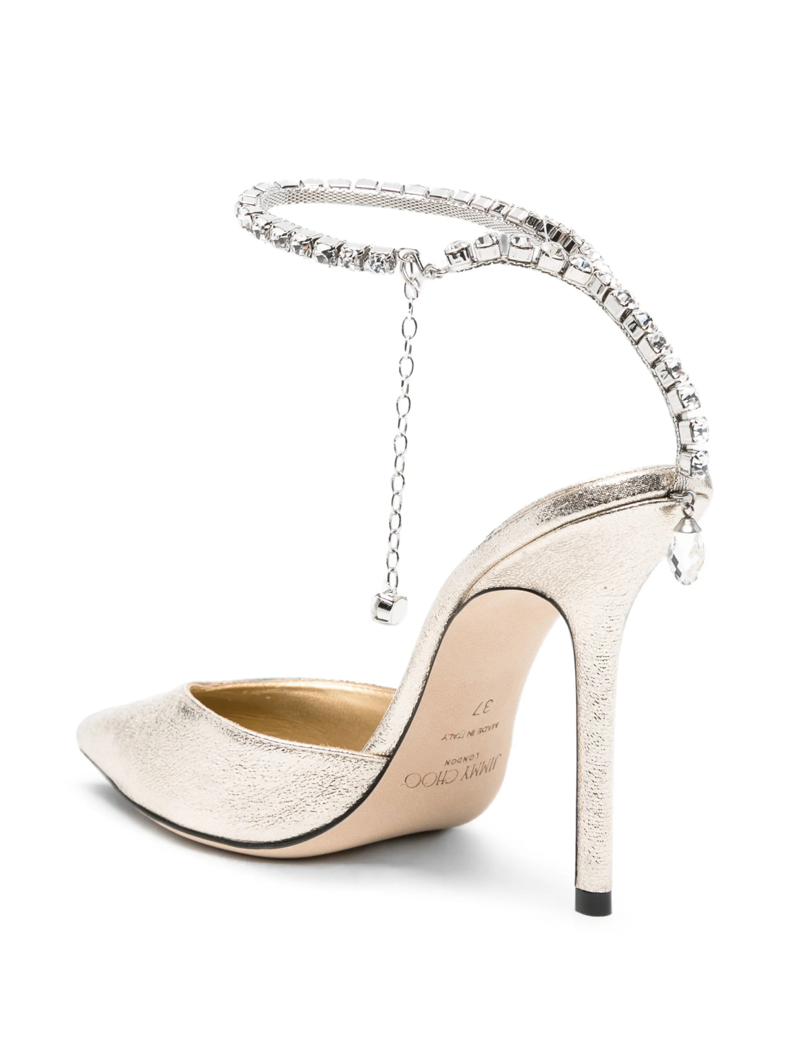 [Jimmy Choo] Pumps FW26 SAEDA100DQMPLATINUMCRYSTAL