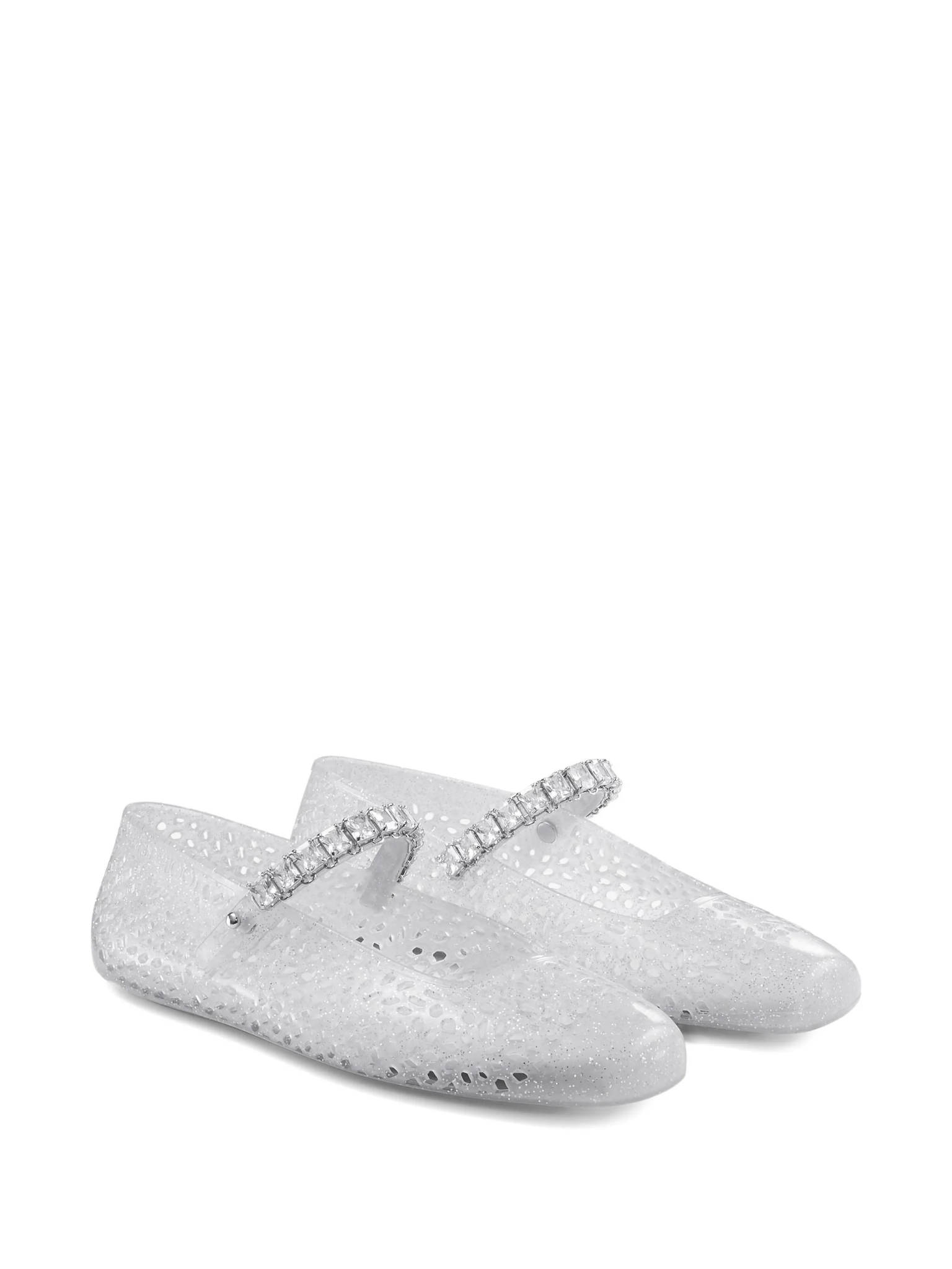 [Jimmy Choo] Flat shoes FW26 THEJELLYNTXCLEARSILVER