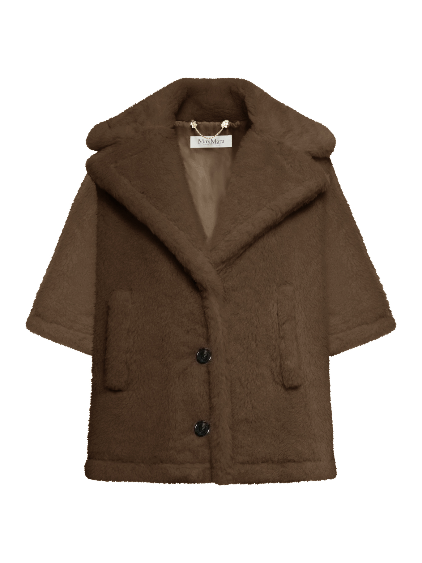 [Max Mara] Cape FW26 261473119160007 GOLD GREEN BROWN