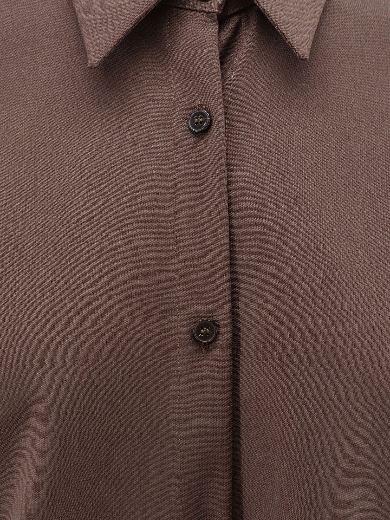 [Alysi] Shirts Long Sleeve FW26 166233A6055CACAO